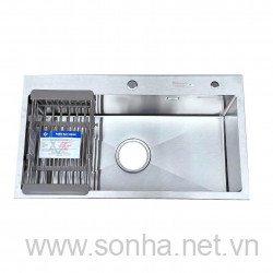  Chậu rửa bát inox Kagol K8045-304 một hố (KT:80x45x23cm)