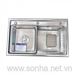  Chậu rửa bát inox Kagol K7546BT-304 một hố (KT:75x46x23cm)