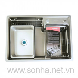  Chậu rửa bát một hố inox 304 Moomton M6244 (KT: 620x440x220 cm)