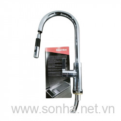  Vòi Rửa Bát Nóng Lạnh Inox,Cần Cứng,Vòi Rút Đầu Tròn Moonton MT291-2HC