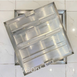  Nắp bể ngầm inox 304 âm sàn 2 viền Sakura S45T1VM, chịu tải 1 tấn
