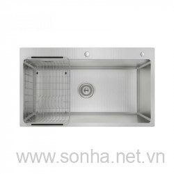  Chậu rửa bát một hố inox 304 Moomton M8248 (KT: 820x480x220 mm)