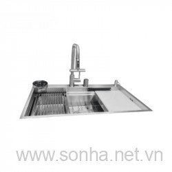  Chậu rửa bát một hố inox 304 Moomton M9852 (KT: 980x520x230 mm)