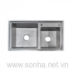  Chậu rửa bát hai hố inox 304 Moomton M7845 (KT: 780x450x220 mm)