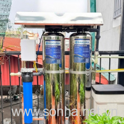  Mái che cho hệ thống lọc tổng 2 cột SKMC2C