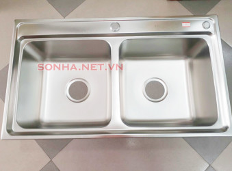  Chậu rửa bát inox Sơn Hà 8046