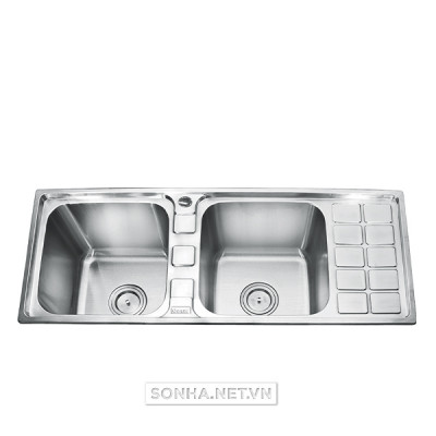 Chậu rửa bát inox Gorlde GD-953 (1200 x 480 x 230 mm)