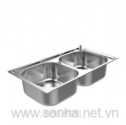  Chậu Rửa Bát Inox Cao Cấp Sơn Hà S76Plus (780 x 430 x 195 mm)