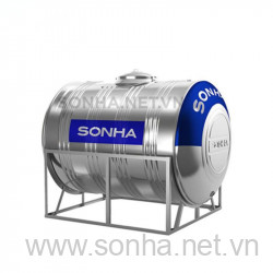 Bồn nước Inox Sơn Hà 1500L ngang (Φ1140)