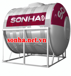  Bồn nước inox Sơn Hà Alpha ngang BAMN500 (Φ760)