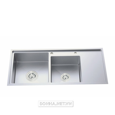 Chậu RB 2 hố có bàn Bancoot 209RB (1100 x 450 x 230 mm)