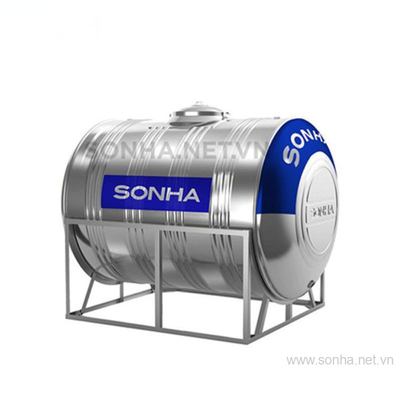Bồn nước Inox Sơn Hà 1500L ngang (Φ1140)