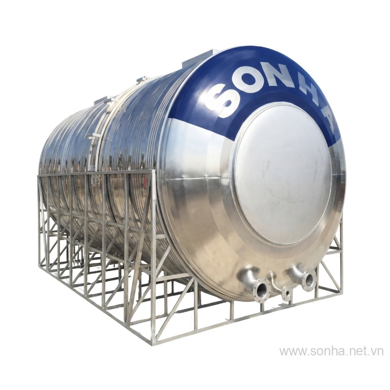 Bồn nước công nghiệp ngang 8000L(F1420)