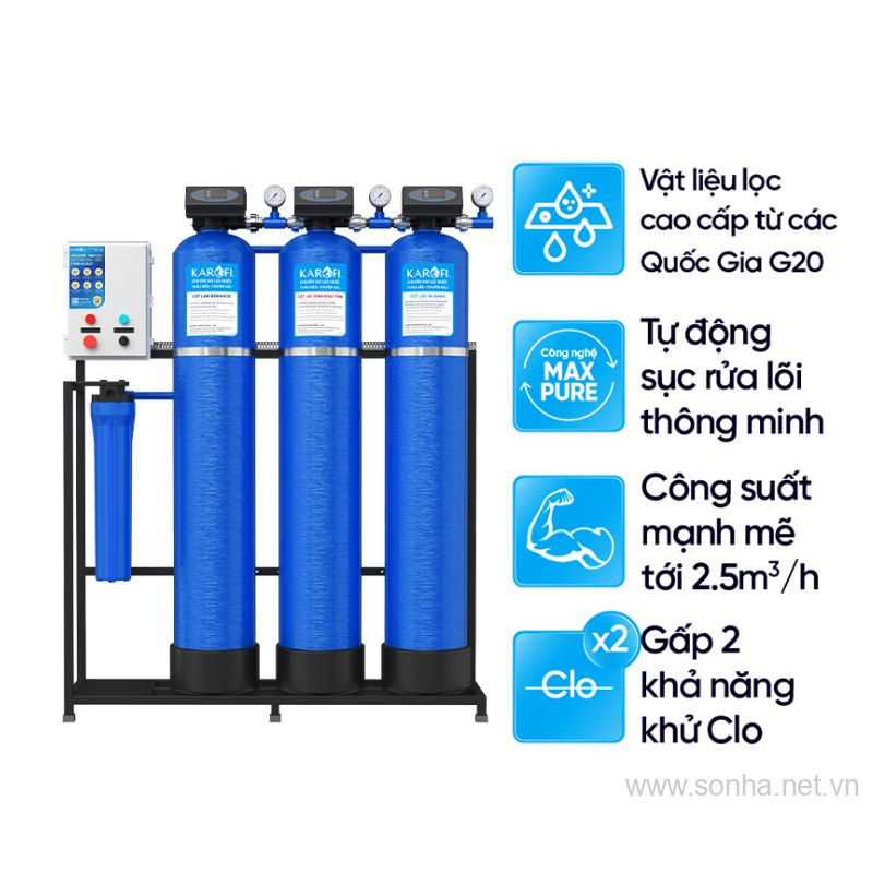 Máy lọc tổng trung tâm Karofi KTF-333CT