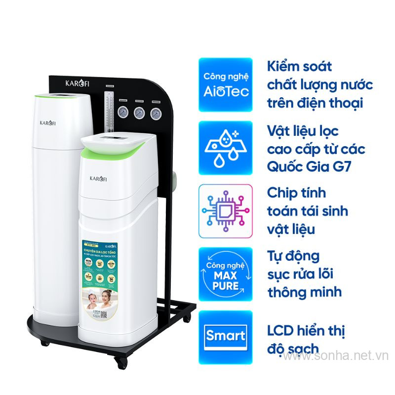 Lọc tổng trung tâm cao cấp Karofi KTF-888-AIO