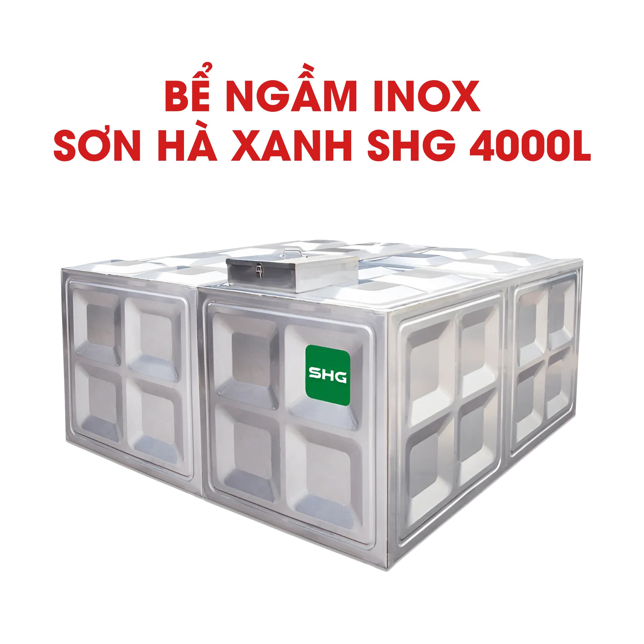 Bể Ngầm Inox Sơn Hà Xanh SHG 4000L